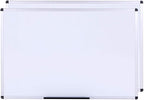 VIZ-PRO Large Magnetic Dry Erase White Board for Wall, 48 X 48 inches, Pack of 2, 4' x 4' Aluminum Framed Whiteboard with Marker Tray for School Office Home