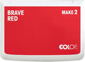 COLOP Make Series, Ink Stamp Pads, with Non-Toxic Premium Ink, Water-Based Acid-Free (Brave Red, Make 2-2-3/4" x 4-1/4")