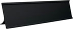 5 Pack 2" x 8" Aluminum Desk Name Plate Holders,Office Business Desk Sign Holder for Meeting Room or Other Business Event (Black)