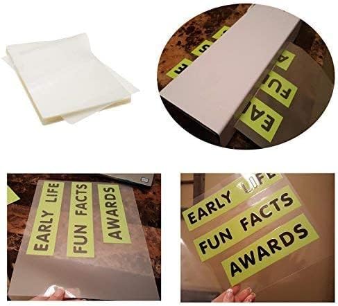 Immuson Thermal Laminating Pouches 8.9 x 11.4, 5 Mil Thickness, Crystal Clear Finish, 2500 Packs
