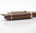 JINHAO X159 Fountain Pen (EF Nib 0.38mm, Coffee with Gold Clip)
