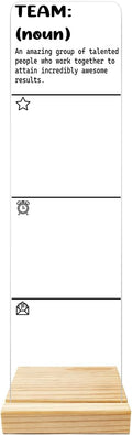 Monitor Memo Board Computer Monitor Memo Board Team Gifts Acrylic for Computer Monitors Laptop and Desktop No Screen Damage with Removable Design 12.6X 3.15 x 0.2 inches