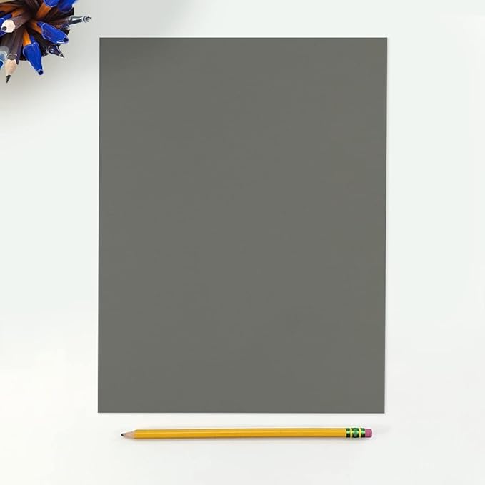 LUXPaper 8.5" x 11" Paper | Letter Size | Smoke Gray | 80lb. Text | 50 Qty