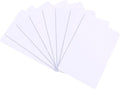 25 Pack - Premium Blank PVC Cards for ID Badge Printers - Premium Quality White CR80 30 Mil (CR8030) by KLMNDUO - Compatible with Most Photo ID Badge Printers(White)