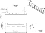 Stand Up Desk Store Under Desk Cable Management Tray Black Horizontal Computer Cord Raceway and Modesty Panel (Black, 39")