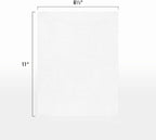 LUXPaper 8.5" x 11" Classic Linen Paper | Letter Size | Avon Brilliant White | 70lb. Text | 500 Qty
