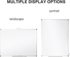 XIWODE 24x36 Inch Magnetic Dry Erase Whiteboard，Silver Aluminum Frame Wall-Mounted for Home School Office Conference Room