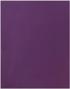 JAM PAPER Laminated Two Pocket Glossy School Folders - Letter Size - High Gloss Purple - 6/Pack