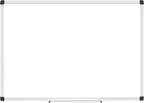 XBoard Large Magnetic Whiteboard 60 x 40 Inch, Dry Erase Board for Wall with Marker Tray | Aluminum Frame Message Presentation Board for Office School Homeschool