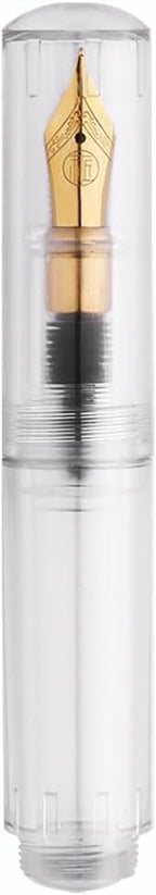 czxwyst Majohn Wancai 2.0 Mini Pocket-Size Eyedropper Fountain Pen (F Nib 0.5mm, Transparent)