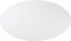 DESKU - Circle Gaming Chair Mat, Computer and Office Chair Mat for Hard Floors, Clear, 46 Inches, Made in The USA