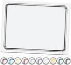 PaperDirect Foil Elegance Specialty Certificates, 50 Sheets of 38lb White Paper, 8½" x 11", Double Green Foil Border, Perfect for Awards, Students, Employees, Volunteers, Course Completion, Diplomas