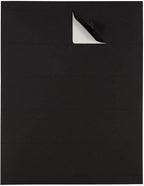 JAM PAPER Shipping Address Labels - Standard Mailing - 2 x 4 - Black - 120/Pack