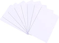 500 Pack - Premium Blank PVC Cards for ID Badge Printers - Premium Quality White CR80 30 Mil (CR8030) by KLMNDUO - Compatible with Most Photo ID Badge Printers(White)