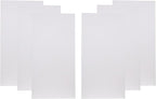 ATS Acoustics Home Office Residential Acoustic Treatment Room Kit Sound Absorbing Acoustic Panel 6 Pack for 50-100 Sq Ft (Snow)