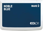 COLOP Make Series, Ink Stamp Pads, with Non-Toxic Premium Ink, Water-Based Acid-Free (Noble Blue, Make 2-2-3/4" x 4-1/4")