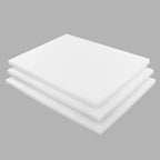CMI Commercial Grade Cutting Board for Kitchens,Cutting Board Set,Thick White Plastic Chopping Board,24 x 18 x 1 Inch, White-Color 3 of Pack Set,NSF Approved