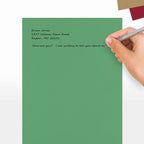 LUXPaper 8.5" x 11" Paper | Letter Size | Holiday Green | 80lb. Text | 50 Qty