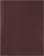 JAM PAPER Custom Printed Semi-Gloss Folders with Round Corner Pockets - Personalized Logo & Text - 12pt C1S - Brown - 100/Pack