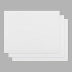 CMI Commercial Grade Cutting Board for Kitchens,Cutting Board Set,Thick White Plastic Chopping Board,20 x 15 x 1 Inch, White-Color 3 of Pack Set,Professional for Restaurants,NSF Certified