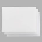 CMI Commercial Grade Cutting Board for Kitchens,Cutting Board Set,Thick White Plastic Chopping Board,24 x 18 x 1 Inch, White-Color 3 of Pack Set,NSF Approved