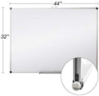 XIWODE 32x44 Inch Magnetic Dry Erase Whiteboard，Silver Aluminum Frame Wall-Mounted for Home School Office Conference Room