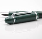 JINHAO X159 Fountain Pen (EF Nib 0.38mm, Dark Green with Silvery Clip)
