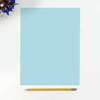 LUXPaper 8.5" x 11" Paper | Letter Size | Pastel Blue | 60lb. Text | 50 Qty