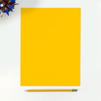 LUXPaper 8.5" x 11" Paper | Letter Size | Sunflower Yellow | 80lb. Text | 50 Qty