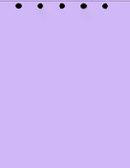 Limited Papers(TM) Writing and Copy Paper, Variation of Colors 8.5" x 11", 5 Hole Top-Punched, 20 Pound Text, 500 Sheets Per Ream. (500, Lavander/Orchid)