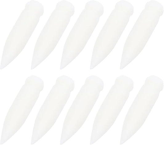 10Pcs Acrylic Marker Pen Tips - Replacement Nibs for Refillable Brush Pens - Art Supplies for Sketching and Drawing Compatible with Oil Markers
