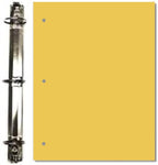 Copy And Printing Color Paper, 20 Lb. 3 Hole Punch 500 Sheets Per Ream. (Gold)