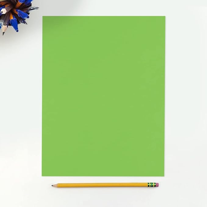 LUXPaper 8.5" x 11" Paper | Letter Size | Limelight Green | 80lb. Text | 50 Qty