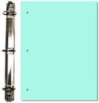 Copy And Printing Color Paper, 20 Lb. 3 Hole Punch 500 Sheets Per Ream. (Turquoise)
