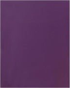 JAM PAPER Custom Printed Semi-Gloss Folders with Round Corner Pockets - Personalized Logo & Text - 12pt C1S - Purple - 100/Pack
