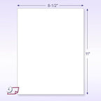 NextDayLabels - Pack of 500 Sheets 8-1/2" x 11" Letter Size CFB NCR (Carbon-Less) Paper, for Laser or Ink Jet Printer (White CFB)