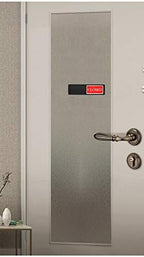 Open Closed Sign for Business Door, Open Signs privacy Slide Door Sign Indicator for Business Storefront, Restroom, Office Door, Wall, Window, Restaurants, Retail Salon Shops (Black)
