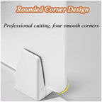 Portable Frosted Acrylic Desk Divider - Free Standing Privacy Panel for Office & Home - Ideal Student Test Shield & Desktop Privacy Solution