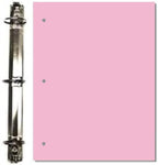Copy And Printing Color Paper, 20 Lb. 3 Hole Punch 500 Sheets Per Ream. (Pink)