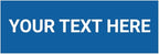 Basic Custom Personalizable Wall or Door Sign | Your Custom Message | Enter Your Text | Easy to Install Comes With Strong 2 Sided Foam Tape | Business and Property Signs | Made in the USA