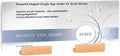 ECKEK Magnetic Sign Holder Grip Holder, Powerful Magnet, Acrylic Sign Holder for Retail Shelves Display Store Vendor Event Warehouse and Shop Supplies (Wood Base 400*150mm/15.75*5.91inches)