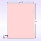 NextDayLabels - Pack of 500 Sheets 8-1/2" x 11" Letter Size CFB NCR (Carbon-Less) Paper, for Laser or Ink Jet Printer (Pink CFB)
