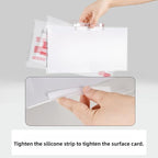 ECKEK Magnetic Sign Holder Grip Holder, Powerful Magnet, Acrylic Sign Holder for Retail Shelves Display Store Vendor Event Warehouse and Shop Supplies (Wood Base 210*150mm/8.27*5.91inches)
