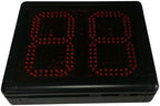 8" 2 Digits Lap Counter LED Timer Semi-Outdoor Seconds Countdown/up Timer IR Remote Control LED Digital Timer