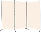 Room Divider 6FT Folding Privacy Screens, 3 Panel Partition Room Dividers w/Freestanding Design, Portable Wall Divider for Room Separtation, Fabric Screen Panel for Home Office Bedroom Dorm