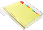 Deluxe Clear Acrylic Cubicle Sign Holder, Name Plates, & File Holders