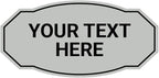 Custom Victorian Wall or Door Sign – Personalized Plastic Sign with Your Text – Easy to Install with Strong Double-Sided Tape – Indoor/Outdoor Use – Made in the USA
