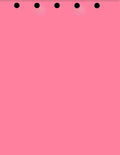 Limited Papers(TM) Writing and Copy Paper, Variation of Colors 8.5" x 11", 5 Hole Top-Punched, 20 Pound Text, 500 Sheets Per Ream. (2500, Cherry)