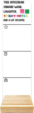 Monitor Memo Board Computer Monitor Memo Board Team Gifts Acrylic for Computer Monitors Laptop and Desktop with Removable Design 12.6X 3.15 x 0.2 inches