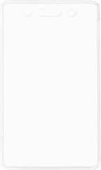 Amazon Basics ID Badge Holders, Vertical Clear Plastic 2.55" x 4.41", Pack of 50